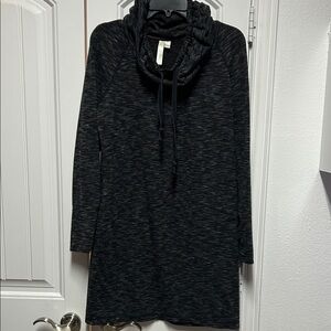 Black Cowl Neck Dress